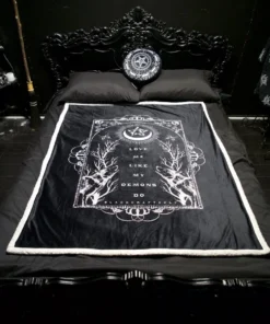 ACDC Misc. Love Me Like My Demons Do - Sherpa Blanket