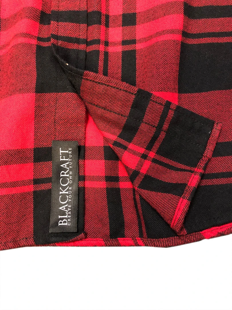 Blackcraft Cult Six Eyed Baphomet - Flannel Mens 7 Blackcraft Cult Six Eyed Baphomet - Flannel Mens