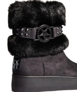 HK East Womens Akasha - Faux Fur Boots