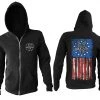 Blackcraft Cult God Free America - Zip Up Hoodie Mens