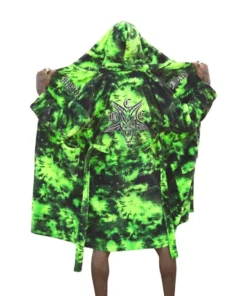 ACDC Mens Dead Inside - Green Lightning Robe