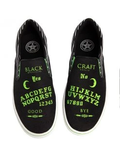 Plainview Ouija - Green Slip On Sneaker