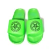 NYLA Green Believe In Yourself - Pool Slides Mens