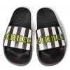 HK East Mens Beetle Striped Sinner - Premium Pool Slides