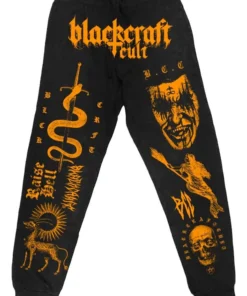 Blackcraft Cult Haunt - Orange Print Joggers
