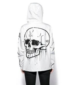 Blackcraft Cult Mens Skullcraft - Lightweight Pullover Windbreaker