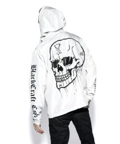 Blackcraft Cult Mens Skullcraft - Lightweight Pullover Windbreaker