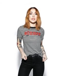 ACDC Womens Sinner - Striped Women's Tee