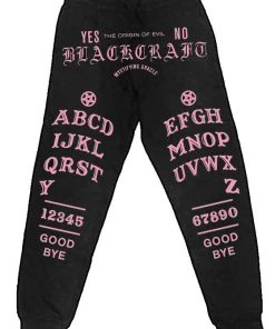 ACDC Mens Ouija - Pink Print Joggers