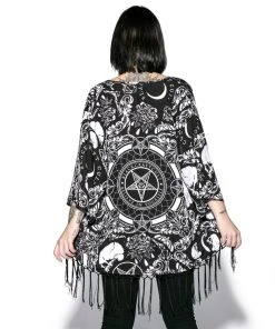 ACDC Baroque Print - Kimono Womens