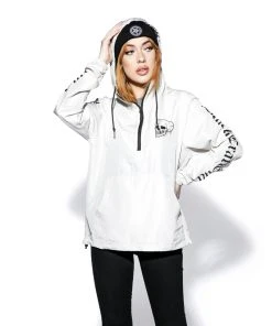 Blackcraft Cult Mens Skullcraft - Lightweight Pullover Windbreaker