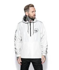 Blackcraft Cult Mens Skullcraft - Lightweight Pullover Windbreaker