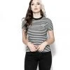 ACDC Womens Baphomet - Striped Women's Tee