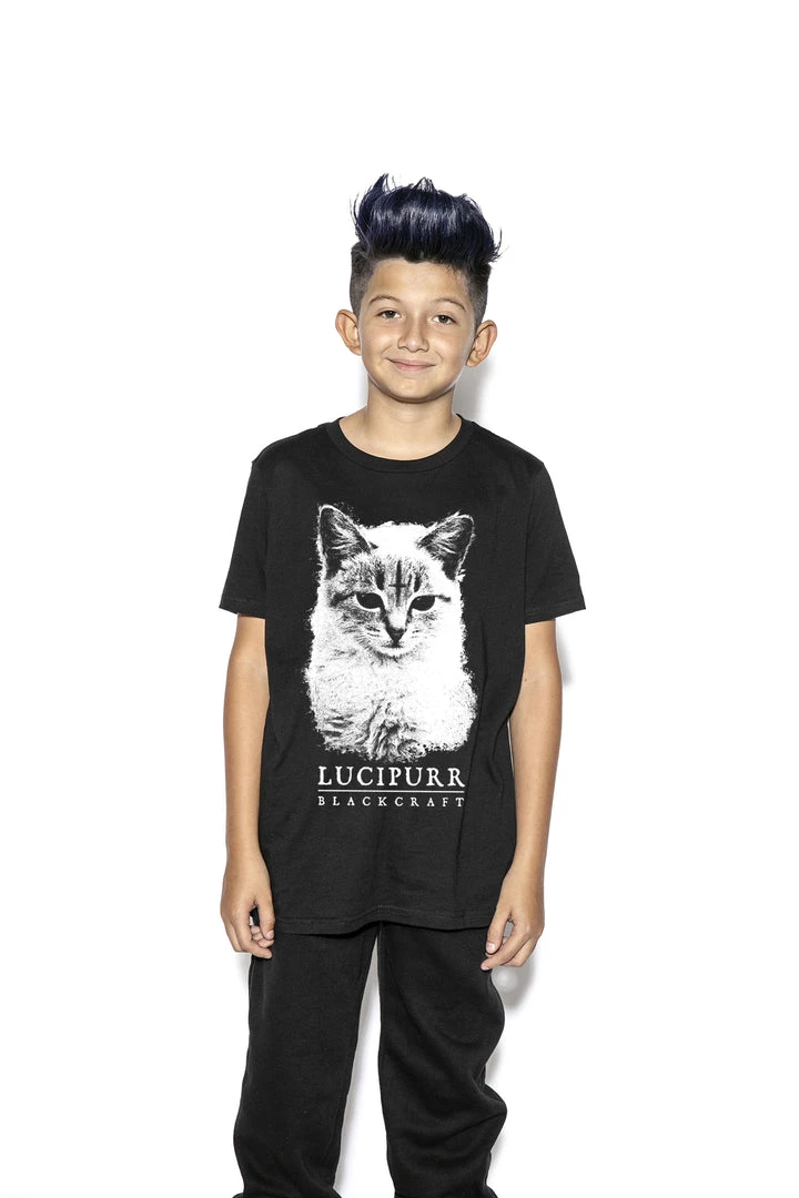 Blackcraft Cult Lucipurr - Child's Tee 3 Blackcraft Cult Lucipurr - Child's Tee