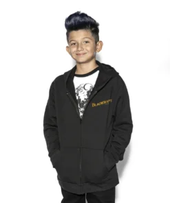 Blackcraft Cult Vintage Halloween Cat - Child's Zip Up Kids