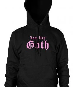 Blackcraft Cult Mens Low Key Goth - Hooded Pullover Sweater