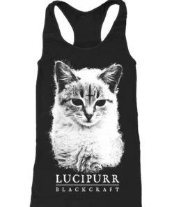 Blackcraft Cult Womens Lucipurr - Racerback Tank