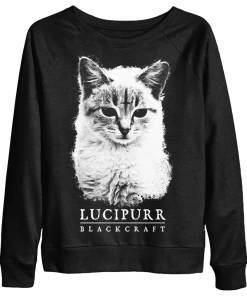 Blackcraft Cult Womens Lucipurr - Women's Scoop Neck Sweater