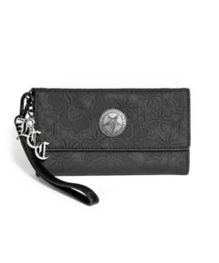 IDS Dark Floral - Embossed Wallet
