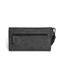 IDS Dark Floral - Embossed Wallet