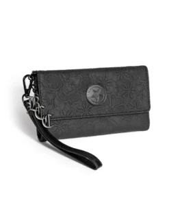IDS Dark Floral - Embossed Wallet