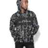 ACDC Demons Print - Color Block Hooded Pullover 2 ACDC Demons Print - Color Block Hooded Pullover