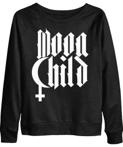 Blackcraft Cult Moon Child - Women's Scoop Neck Sweater Womens