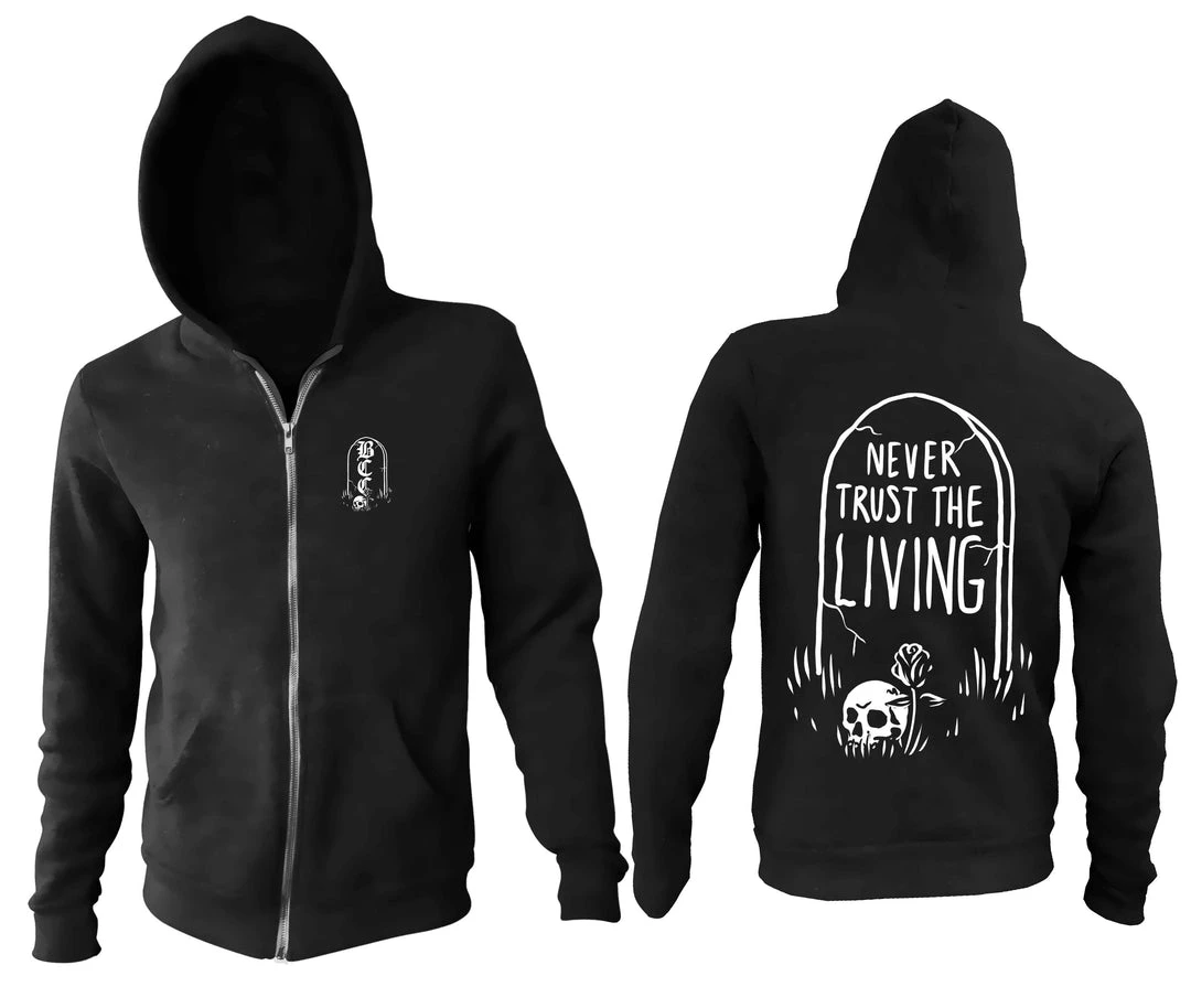 Blackcraft Cult Never Trust The Living - Zip Up Hoodie 3 Blackcraft Cult Never Trust The Living - Zip Up Hoodie