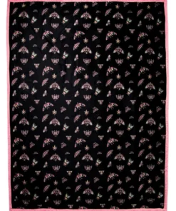 ACDC Misc. Pastel Death Moth - Sherpa Blanket