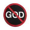 Blackcraft Cult No God - Embroidered Patch Accessories