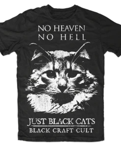 Blackcraft Cult Mens No Heaven No Hell Just Black Cats