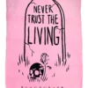 ACDC Never Trust The Living - Pink Throw Blanket Misc.