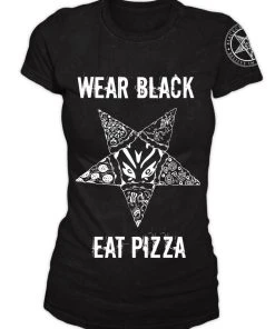 Blackcraft Cult Womens Wear Black Eat Pizza - Women's Tee