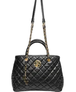 IDS Bags / Wallets Believe In Yourself - Black Quilted Satchel