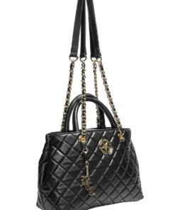 IDS Bags / Wallets Believe In Yourself - Black Quilted Satchel