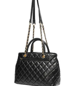 IDS Bags / Wallets Believe In Yourself - Black Quilted Satchel