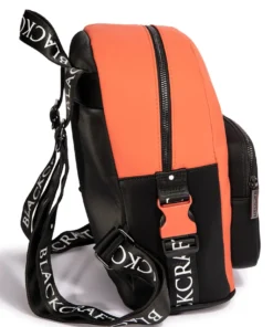 IDS Bags / Wallets Orange Staple Logo - Color Block Backpack