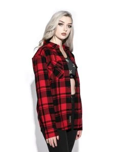 Blackcraft Cult Six Eyed Baphomet - Flannel Mens 18 Blackcraft Cult Six Eyed Baphomet - Flannel Mens