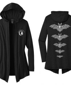 Blackcraft Cult Womens Release The Bats - Cardigan 11 Blackcraft Cult Womens Release The Bats - Cardigan