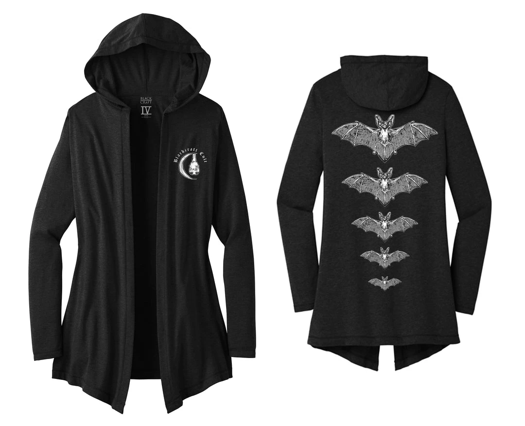 Blackcraft Cult Womens Release The Bats - Cardigan 7 Blackcraft Cult Womens Release The Bats - Cardigan