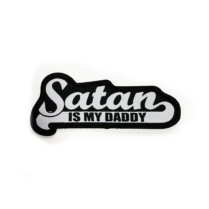 Blackcraft Cult Satan Is My Daddy - Woven Patch 3 Blackcraft Cult Satan Is My Daddy - Woven Patch