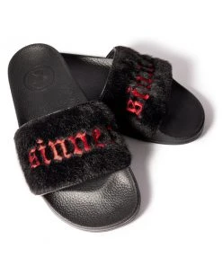 HK East Sinner Faux Fur - Premium Pool Slides