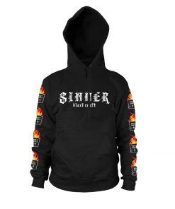 Blackcraft Cult Mens Sinner - Hooded Pullover Sweater