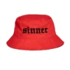 Reach Accessories Sinner - Red Bucket Hat