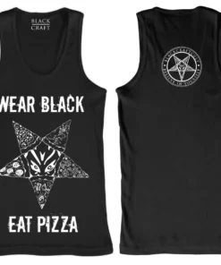 Blackcraft Cult Mens Wear Black Eat Pizza - Tank Top