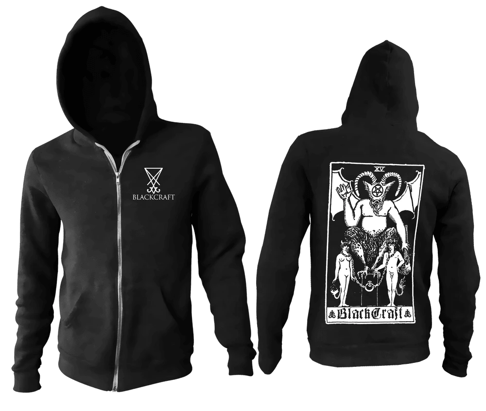 Blackcraft Cult Tarot - Zip Up Hoodie Mens 3 Blackcraft Cult Tarot - Zip Up Hoodie Mens