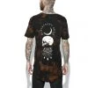 Blackcraft Cult Mens Spirits Of The Dead Bleach Wash- Unisex Tall Tee