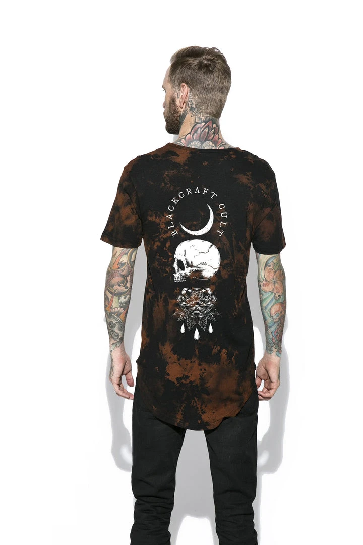 Blackcraft Cult Mens Spirits Of The Dead Bleach Wash- Unisex Tall Tee 3 Blackcraft Cult Mens Spirits Of The Dead Bleach Wash- Unisex Tall Tee