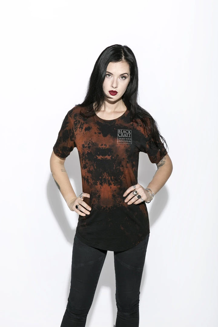 Blackcraft Cult Mens Spirits Of The Dead Bleach Wash- Unisex Tall Tee 6 Blackcraft Cult Mens Spirits Of The Dead Bleach Wash- Unisex Tall Tee