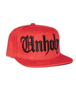 Blackcraft Cult Accessories Unholy - Snapback Hat Red